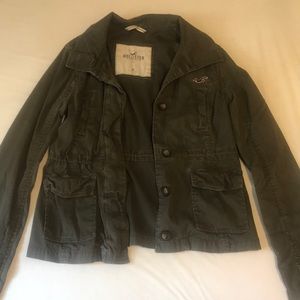 Gray Hollister jacket